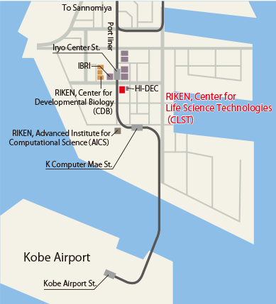 access map Kobe